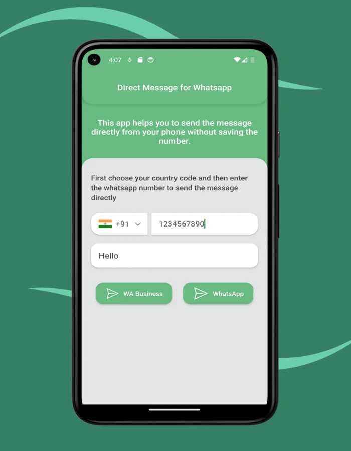 Direct Message for WhatsApp — screenshot 3