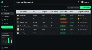 POS Sheet Pro - Google Sheets POS & Inventory System + FREE Mobile App (HTML5 & JS