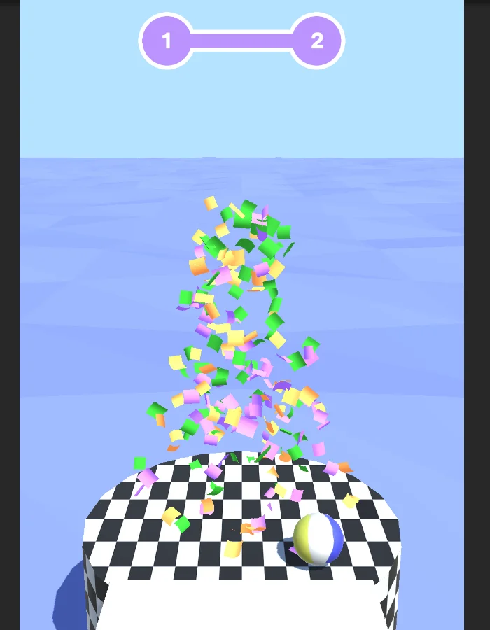 Fast Beach Ball (Unity+Hypercasual+AdMob+Android) — screenshot 1