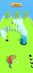 Golf vs Domino Challenge – Hypercasual Puzzle Game