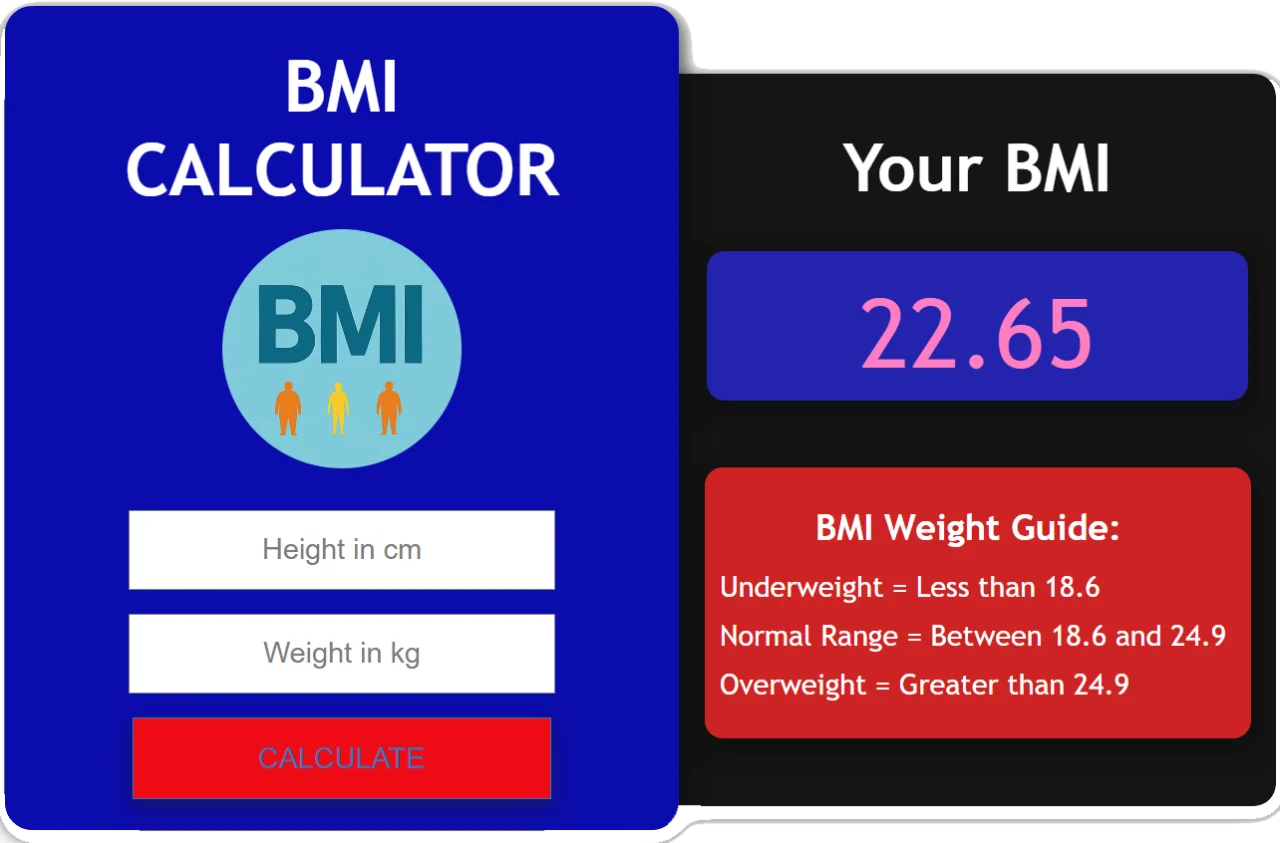 BMI Calculator — screenshot 2