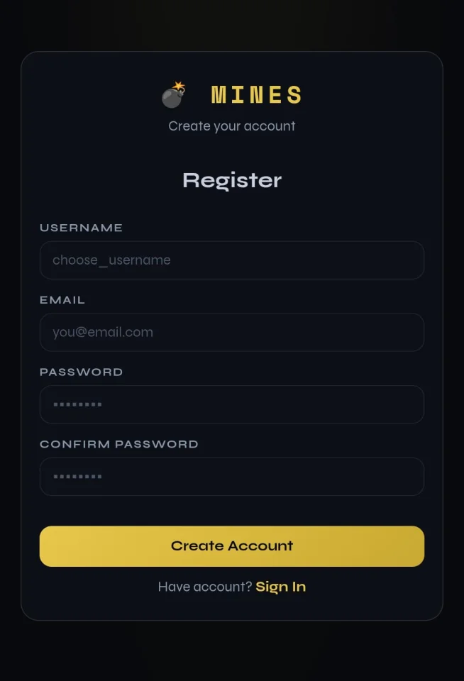 Mines Betting with Multiple Payment Gateway — screenshot 1