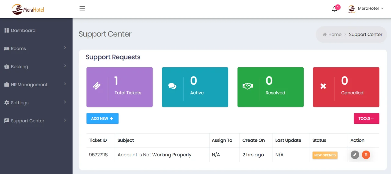 MeraHotel - A Multi Hotel Management SaaS — screenshot 4