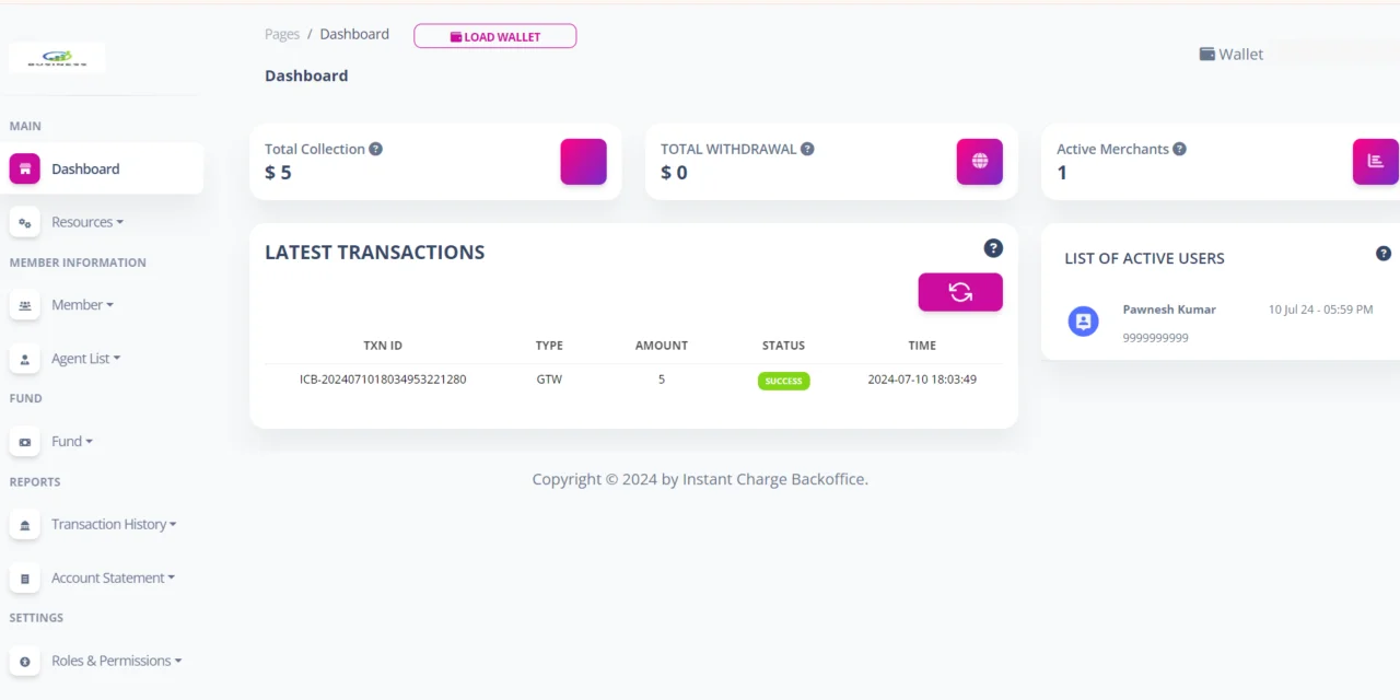 PayMap Dashboard — screenshot 3