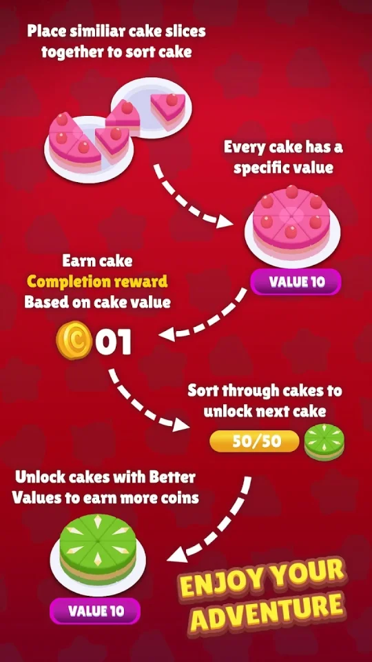 Cake Sort: 3D Color Puzzle — screenshot 9