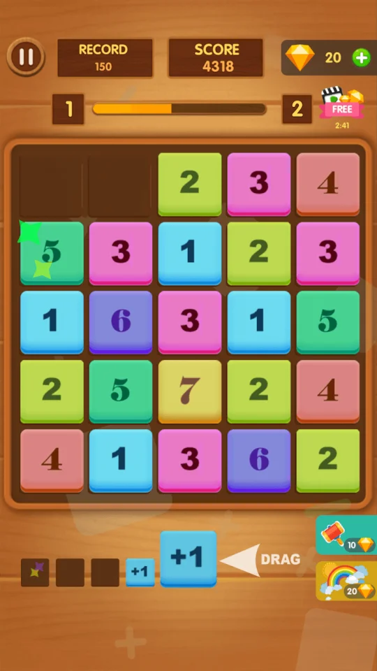 Merge Block Raising — screenshot 2