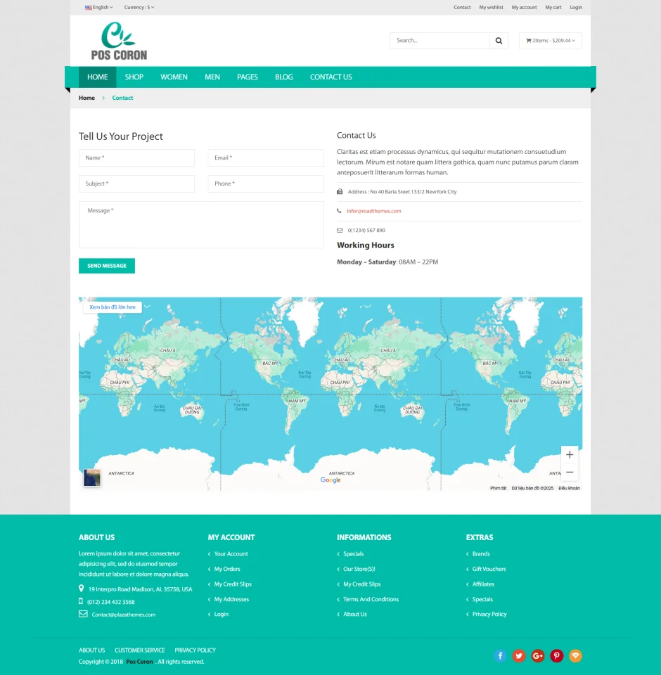 POS Coron – Responsive HTML5 eCommerce Website Template with Full Pages — screenshot 7