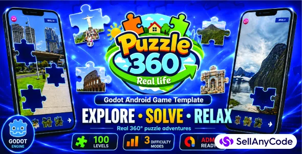 Puzzle 360 Real Life - Godot Android Game Template