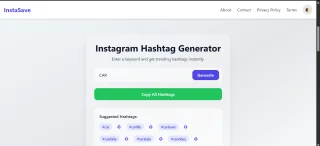 InstaSave - Instagram Downloader & Tag Gen PHP Script