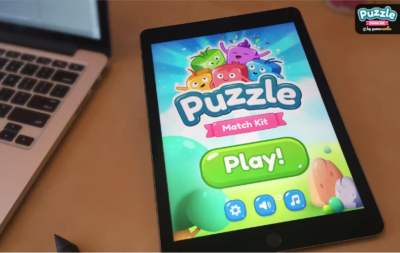 Puzzle Match Kit + PSD Source Pack — screenshot 1