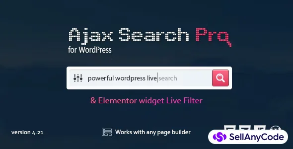 AJAX Search Pro - Live WordPress Search & Filter Plugin — cover
