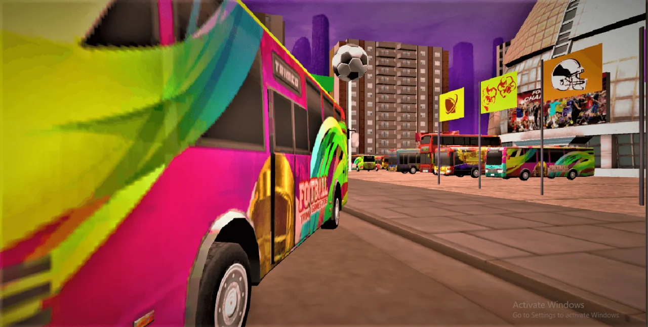 American Football Passenger Bus Game: Coach Simulation Game — screenshot 5