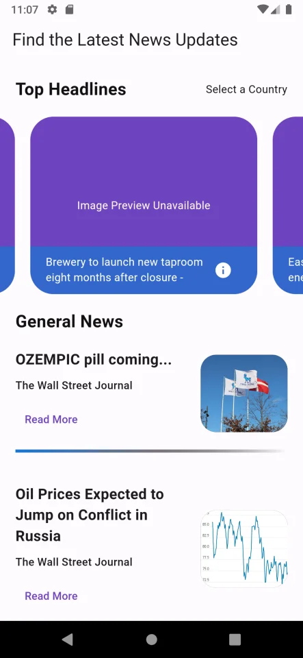 News App — screenshot 1