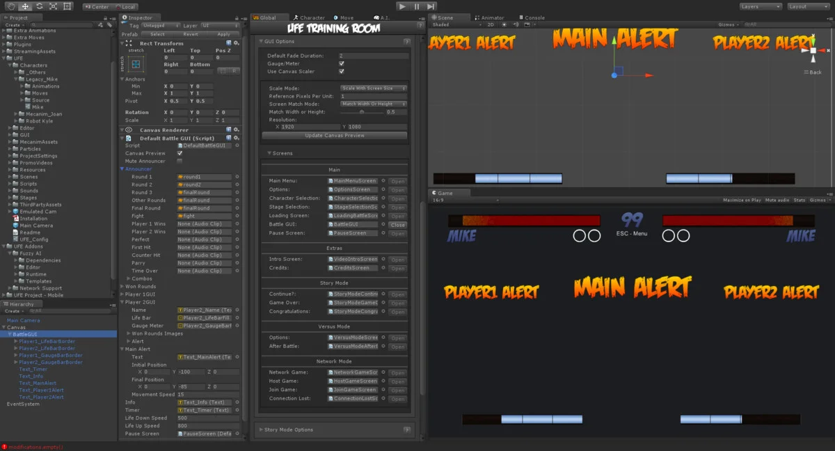 UFE 2 BASIC - Universal Fighting Engine (Basic) — screenshot 1