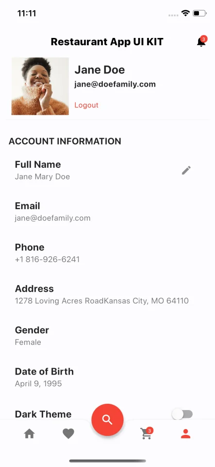Resaurant App with Source Code — screenshot 7