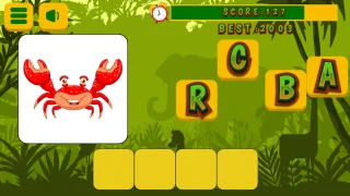Animals Word for Kids Play Game