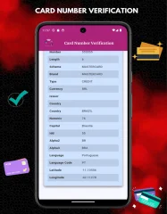 Card Number Verification