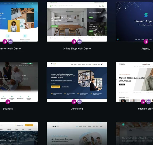 The7 New Version v11.10.0 - Website and eCommerce Builder for WordPress — screenshot 1