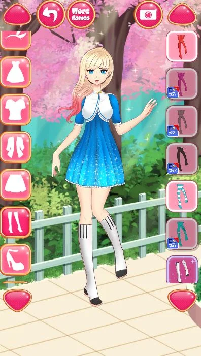Anime Girls Fashion - Makeup & Dress Up Game — screenshot 3