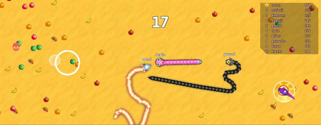 Snake Warz Stumble — screenshot 1