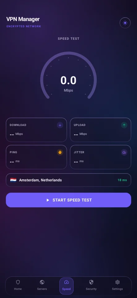 VPN Manager Modern Android VPN Template — screenshot 3