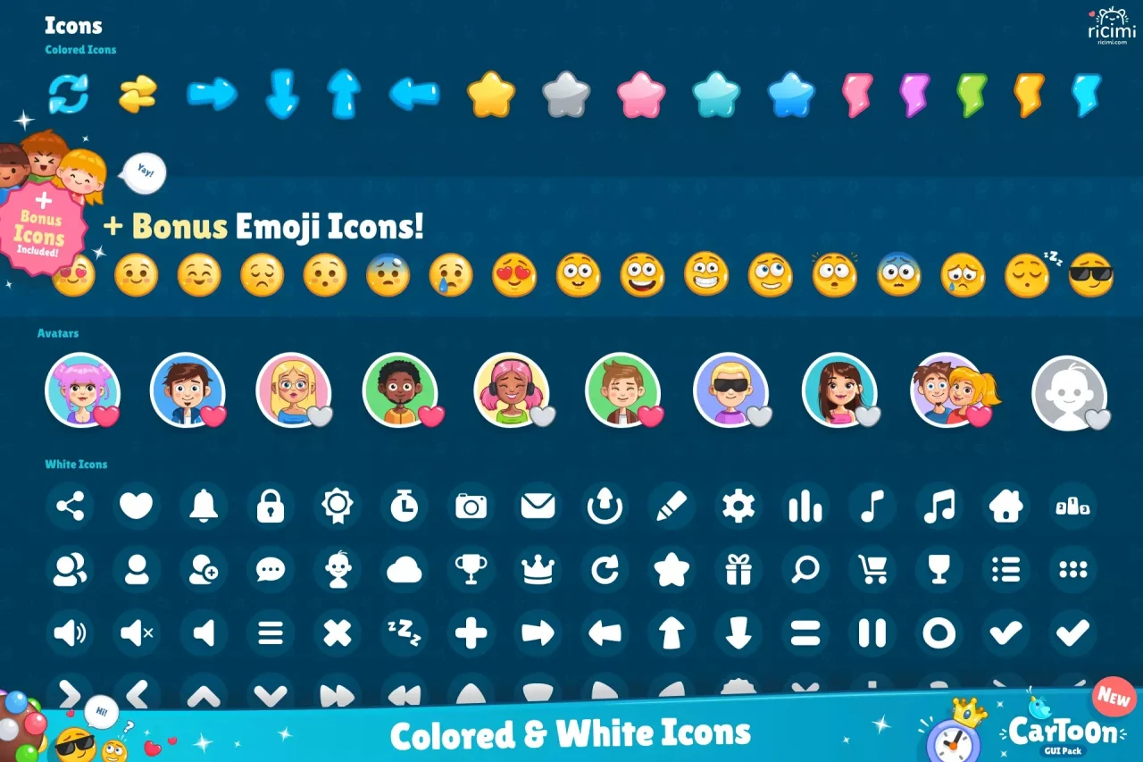 Cartoon GUI Pack — screenshot 7