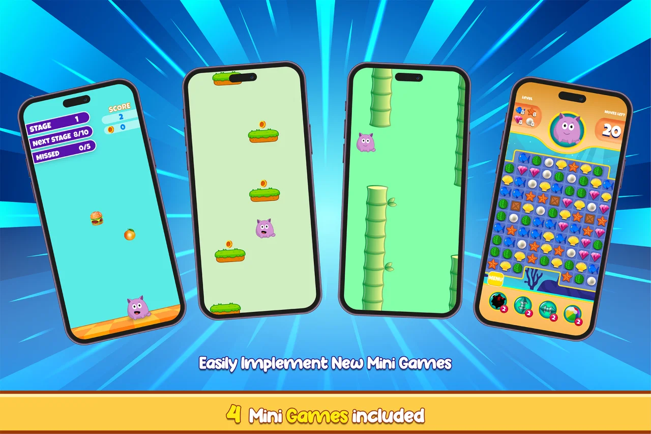 Virtual Pet Game Template - Complete Game — screenshot 2