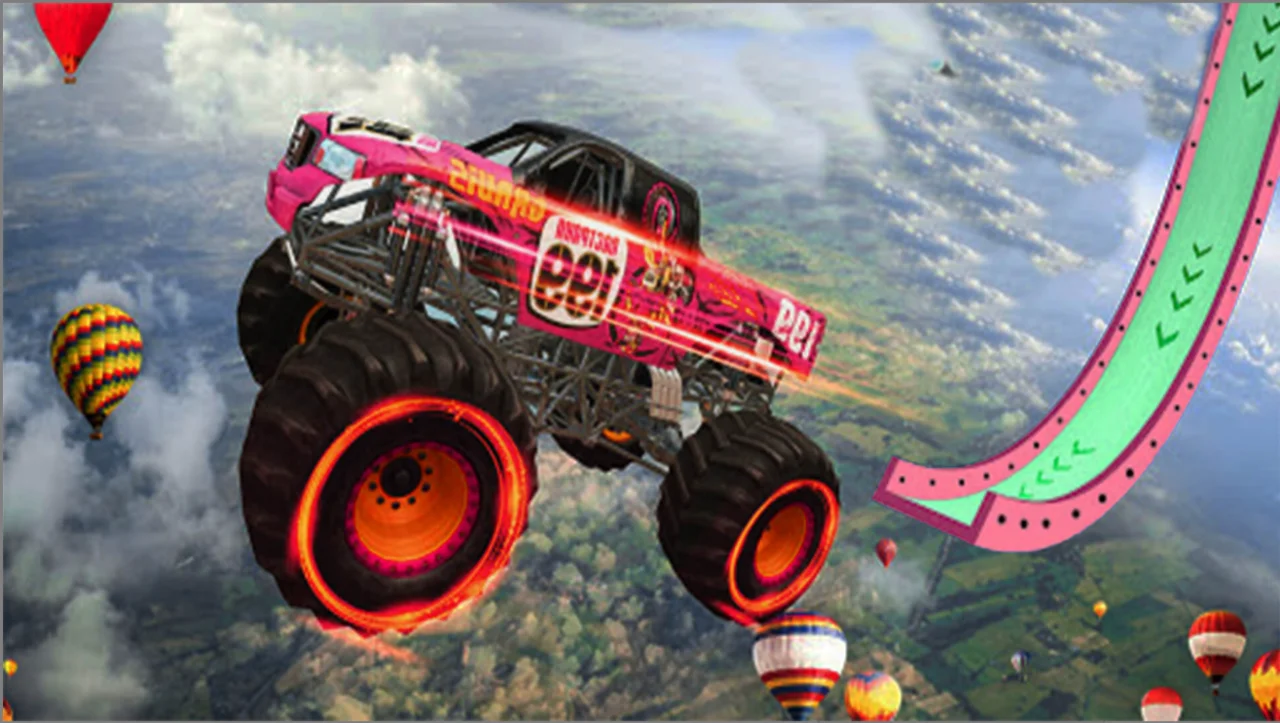 Monster Truck Impossible Stunt Game — screenshot 2