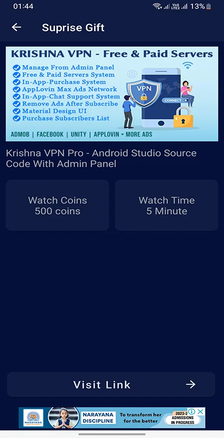 YooHoo Private Calling Android App with PHP Admin Panel & Website — screenshot 5