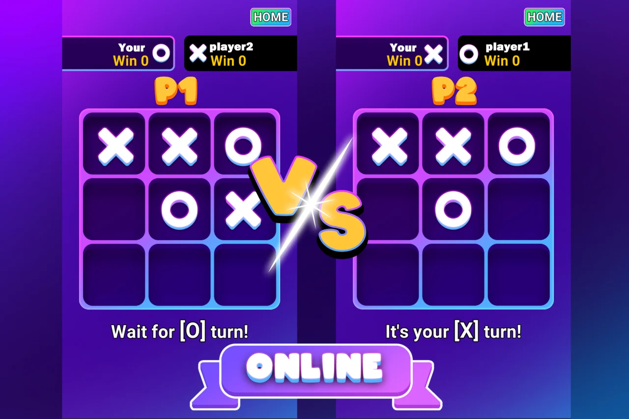 Tic Tac Toe AI & Online Multiplayer (Photon Fusion 2) — screenshot 1