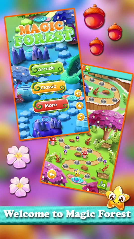 Magic Forest-Match 3 Puzzle Unity 2020.3.3f1- 64 Bit Enabled — screenshot 4