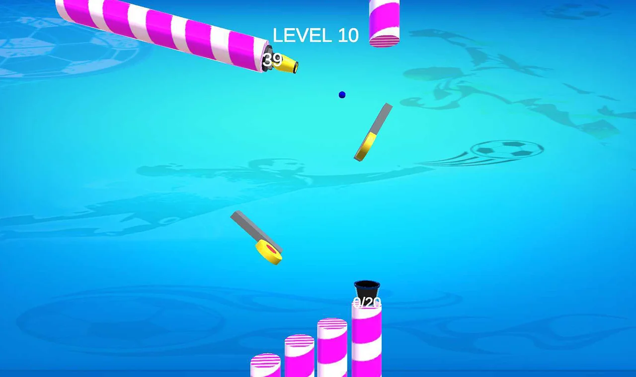 Cannon Shoot Bucket Fill Ball — screenshot 1
