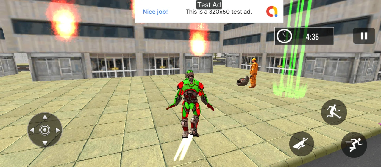 Flying Super Hero Rescue Robot 2021 — screenshot 1
