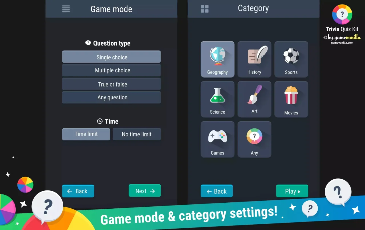 Trivia Quiz Kit — screenshot 2
