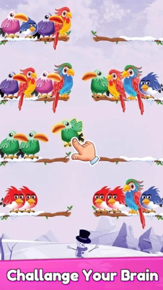 Bird Sorting Color Matching Complete Project — screenshot 3
