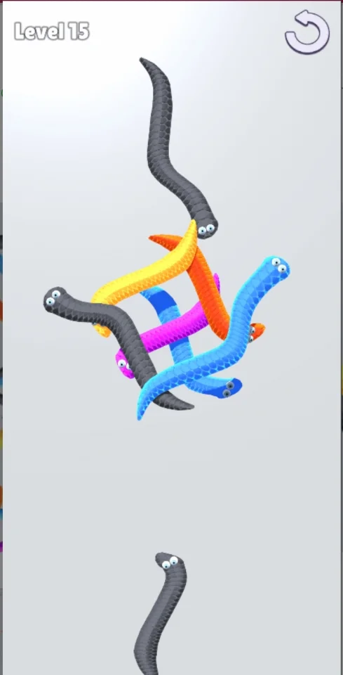 Tangle Snakes Puzzle — screenshot 2