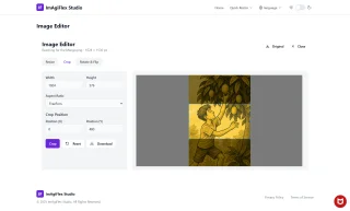 Modern Image Resizer React JS Website