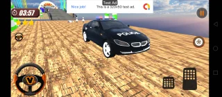 Crazy Police Car Stunt Games 2022