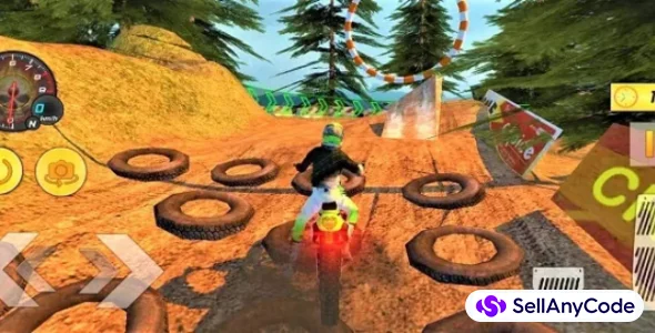 Offroad Moto Bike Hill Rider Racing 64 Bit Source Code