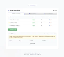 BetaBlast Beta Test Portal Template