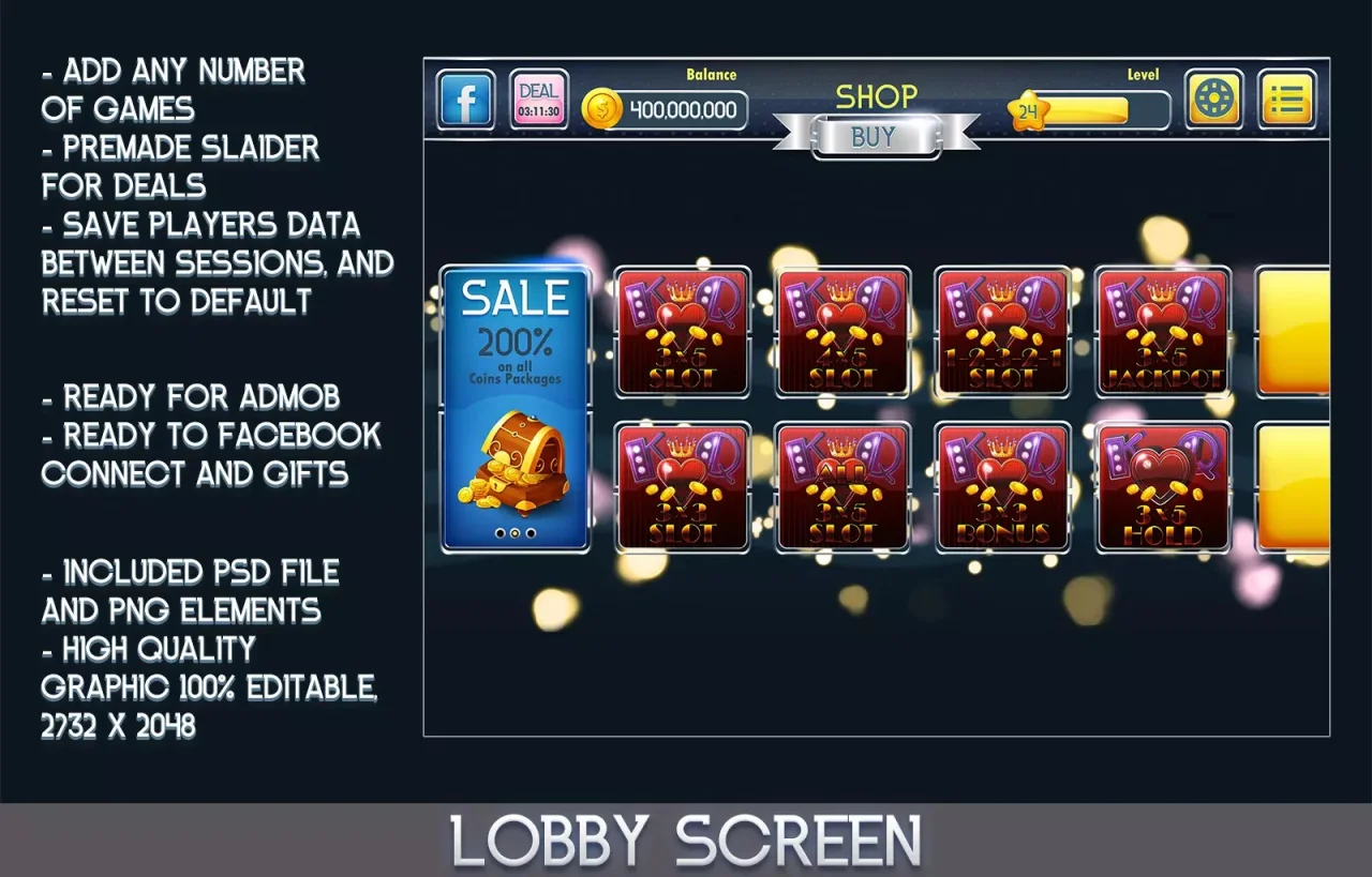 MK - Modern Suits Slot Asset — screenshot 10