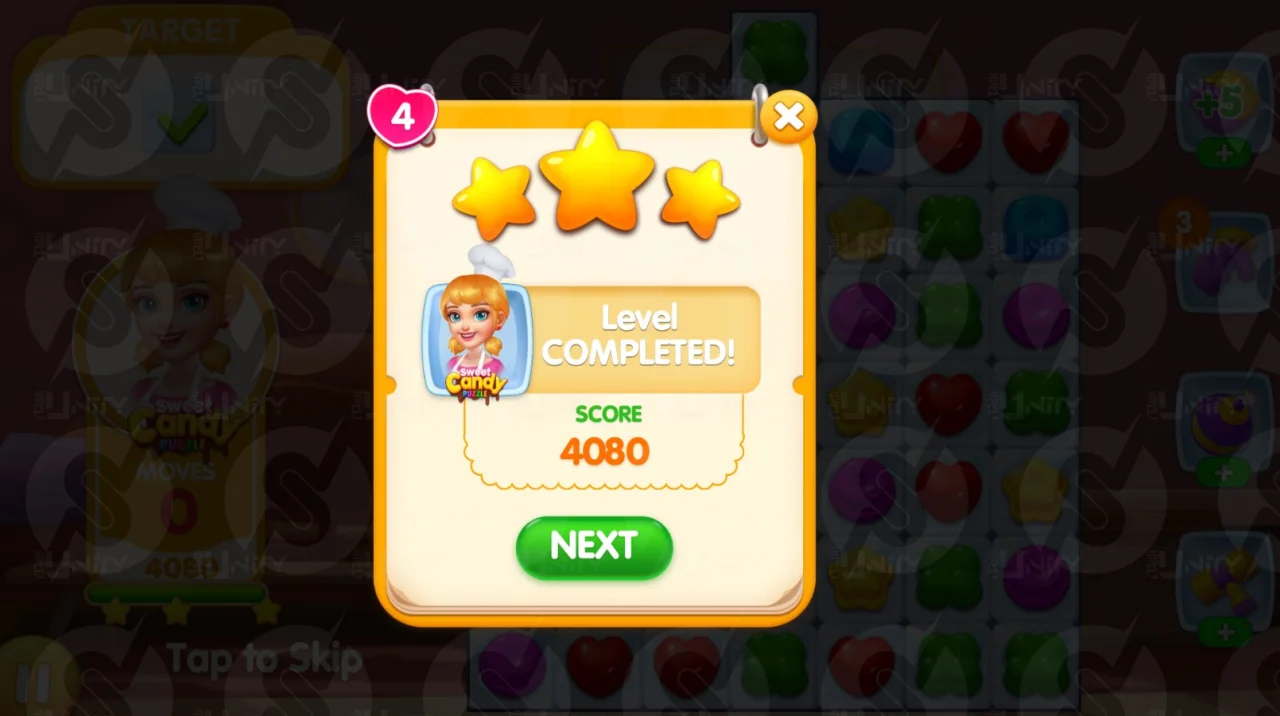 Sweet Candy Match 4 — screenshot 3