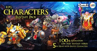 Heroes of Titan MOBA + RPG Characters Fantasy Pack