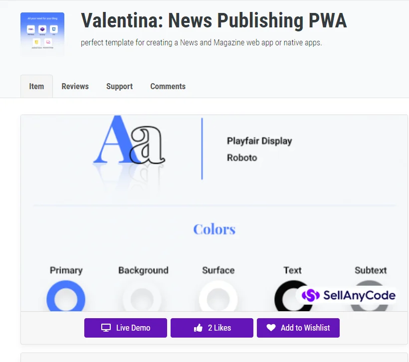 Valentina: News Publishing PWA — screenshot 1