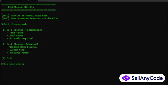 Windows Performance Cleanup Toolkit (Easy Diskcleanup)