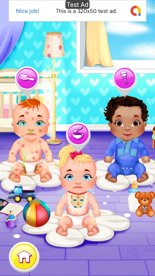 Babysitter Game Source Code AdMob Unity Ads — screenshot 2