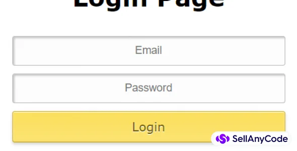 Login & Register Firebase Blank Template