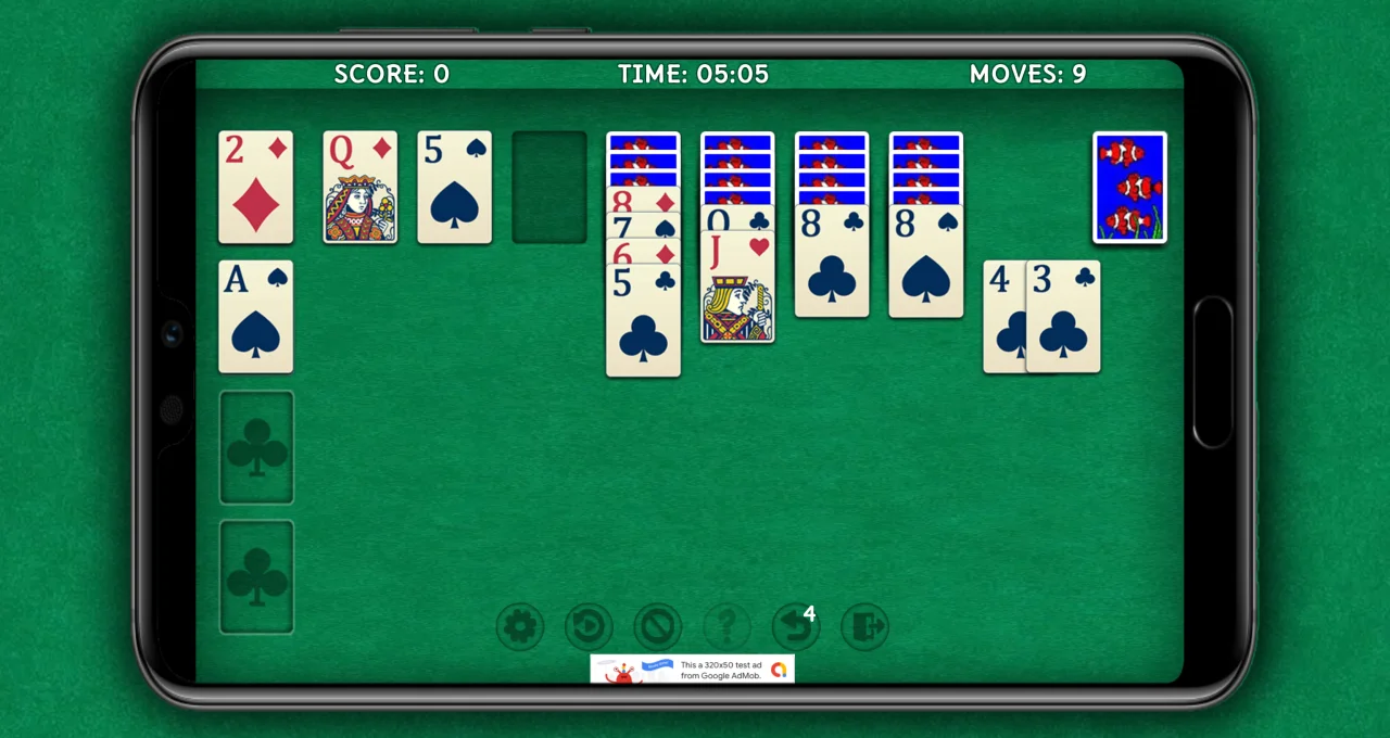Klondike Solitaire Template (Portrait + Landscape) — screenshot 5