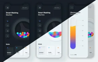 UI Design - Control Smart Washing Machine’s