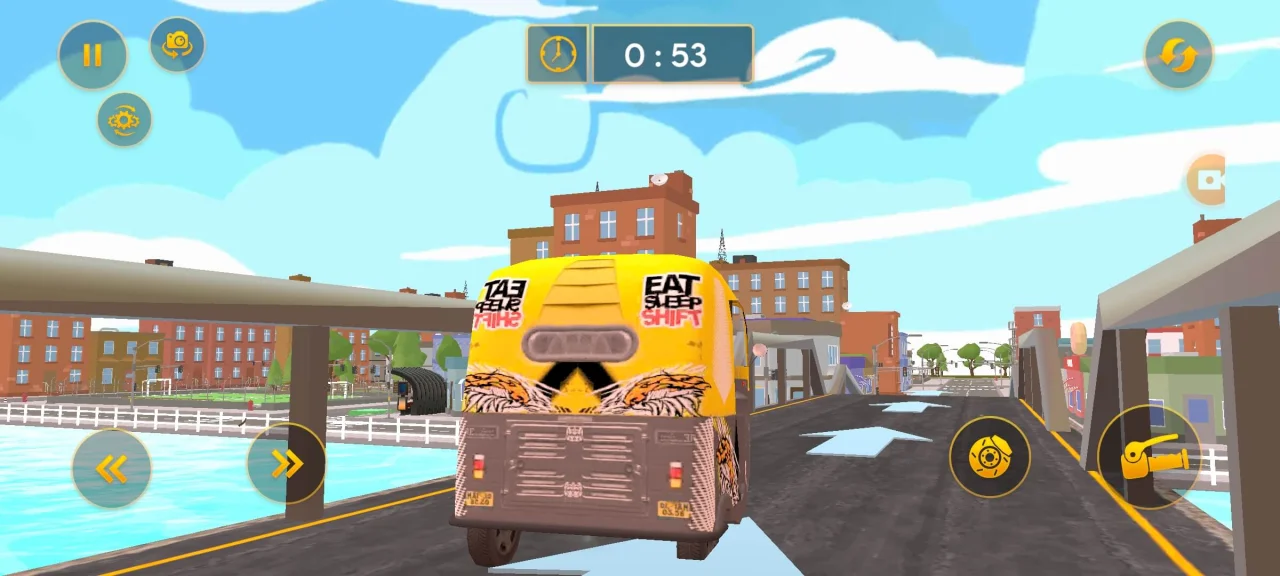 Tuk Tuk Rickshaw Taxi 3D — screenshot 5